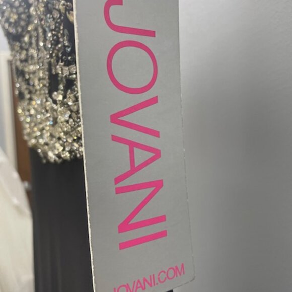 Jovani Formal Dress Style 98067 Black Size 4 NWT - Picture 4 of 8